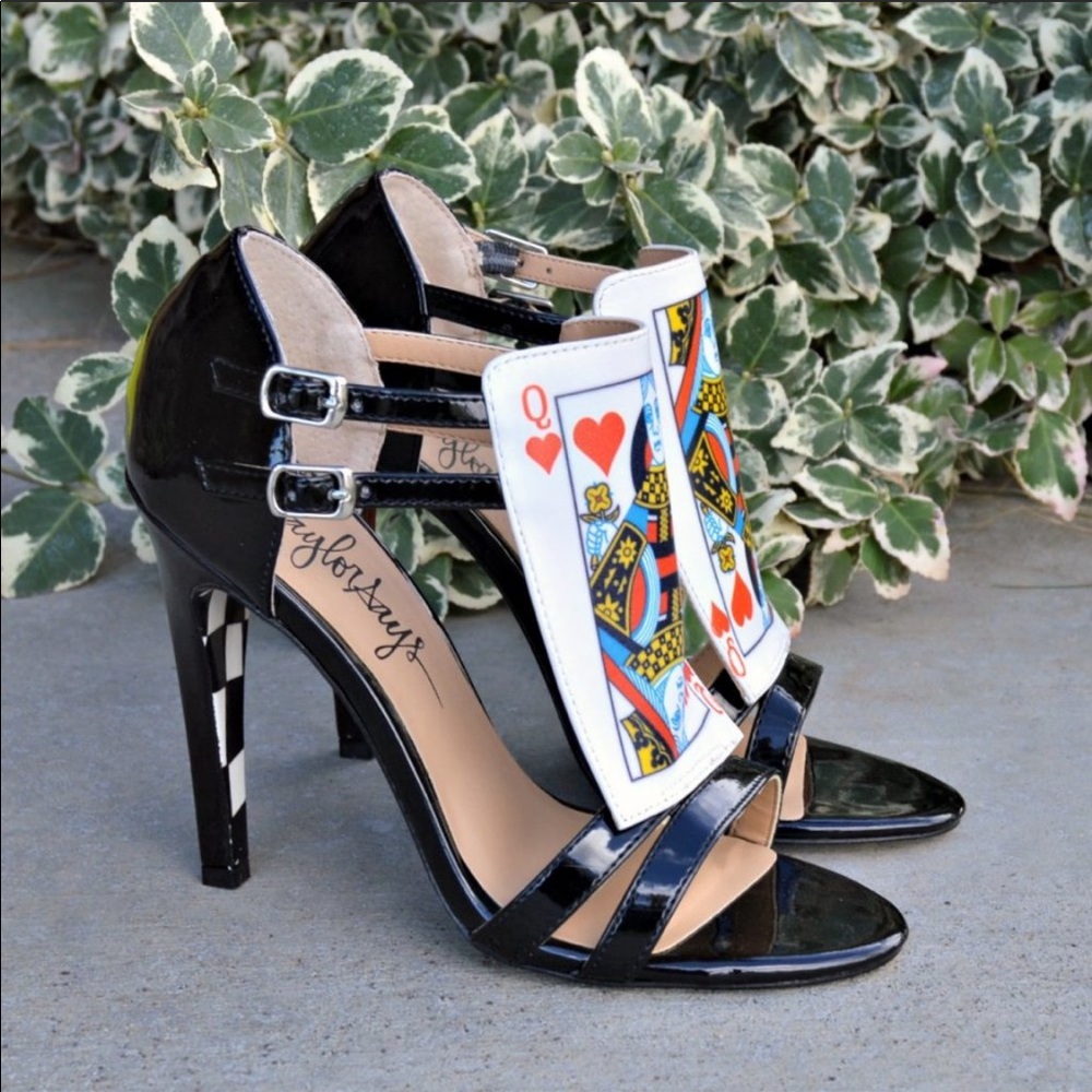 Taylor Says Strappy Dress Punk Heels Sandals